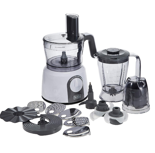 محضر طعام بلاك أند ديكر ، أبيض 5 في 1 ،32 وظيفة