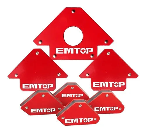 مجموعة حامل اللحام المغناطيسي EMTOP المكونة من 7 قطع