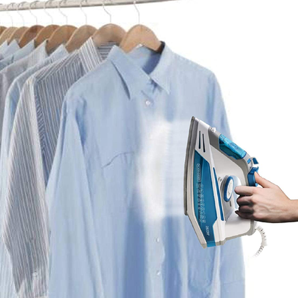 مكواة بخار بلاك أند ديكر مع طريقة الإغلاق التلقائي و مانع التنقيط 2800 واط