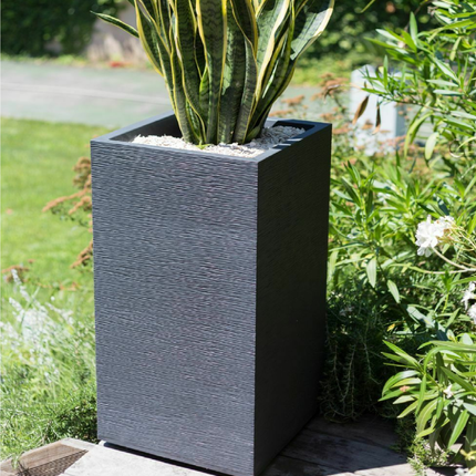 قوار نباتات إيدا - رمادي 31 لتر 39.5*39.5.5*80 سم