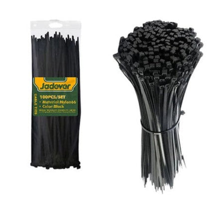 كيبل تاي اسود بعدة قياسات من جادايفر