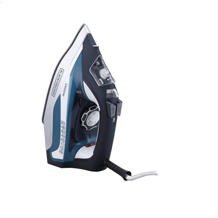 مكواة بخاب بلاك أند ديكر 2400 واط مع قاعدة من السيراميك