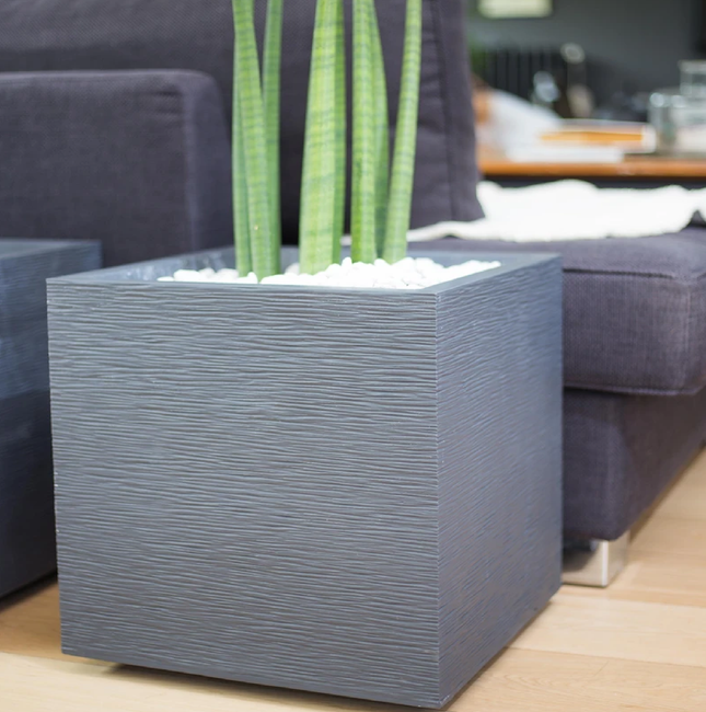 قوار نباتات إيدا - رمادي 31 لتر 39.5 * 39.5 * 43.5 سم