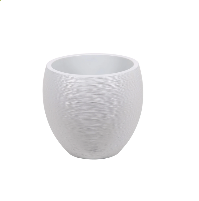 قوار نباتات إيدا  - أبيض 46 لتر 50 * 45 سم