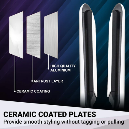 ستريتنر الشعر الاحترافي مصنوع من السيراميك بـ حرارة 220 درجة - vgr