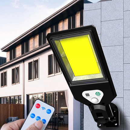 مصباح شمسي جداري مع مستشعر حركة بـ 3 أوضاع إضاءة LED ماركة EGNMCR