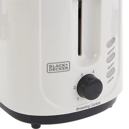 حماصة خبز توست بـ 6 إعدادات تحكم مختلفة وقوة 750 واط ماركة Black & Decker