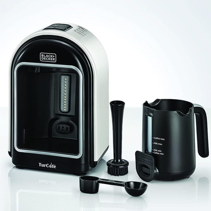 ماكينة تحضير القهوة التركية والشوكولاتة الساخنة مع ميزة تسخين الحليب ماركة Black & Decker