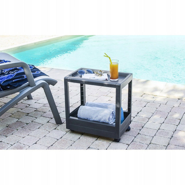 عربة رفوف من إيدا - 2 رف