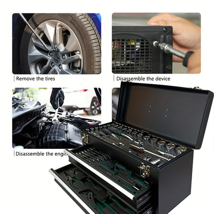 مجموعة أدوات يدوية احترافية – 106 قطعة صندوق عدة 106قطع