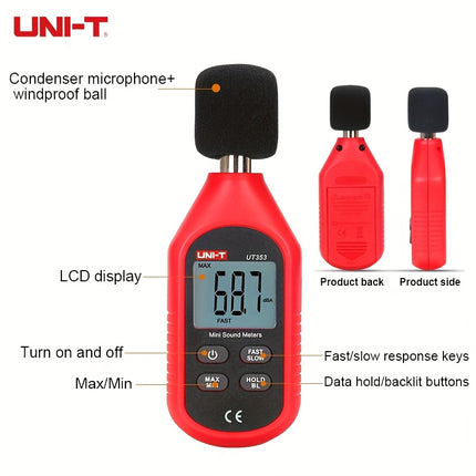 مقياس مستوى الضوضاء الرقمي UNI-T