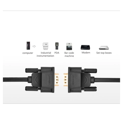Ugreen DB9 RS232 Female to Female Adapter Cable (1.5m) | 20149