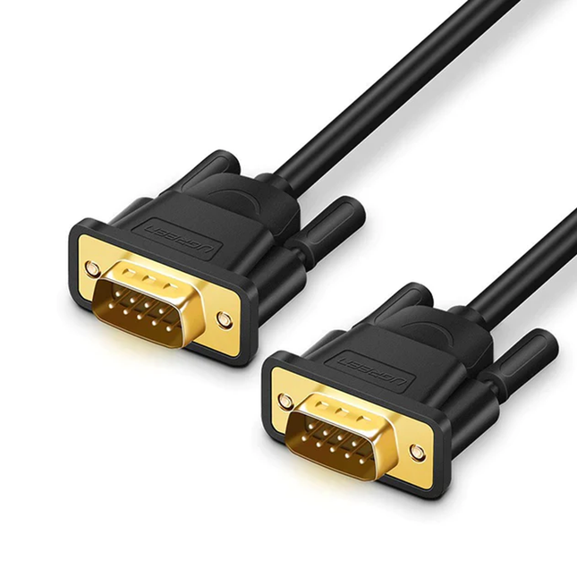 UGREEN DB9 RS232 Adapter Male to Male Cable 1.5m (Black) | 20153