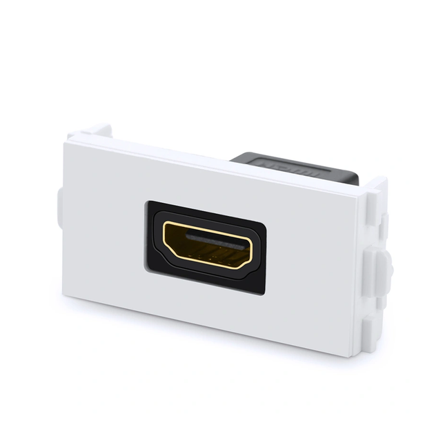لوحة مقبس HDMI مستقيمة من UGREEN (أبيض) / 20317
