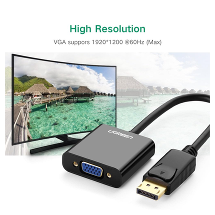 UGREEN DisplayPort to VGA Female Converter | 20415
