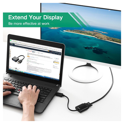 UGREEN DisplayPort to VGA Female Converter | 20415