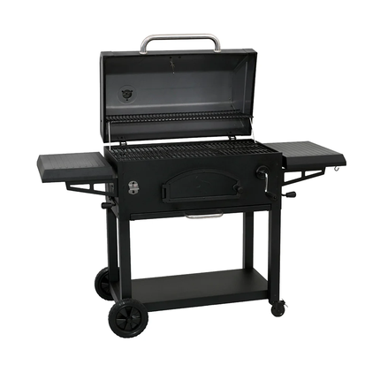 شواية الفحم Char-Griller Legacy 870 بوصة مربعة شبكات حديد الزهر