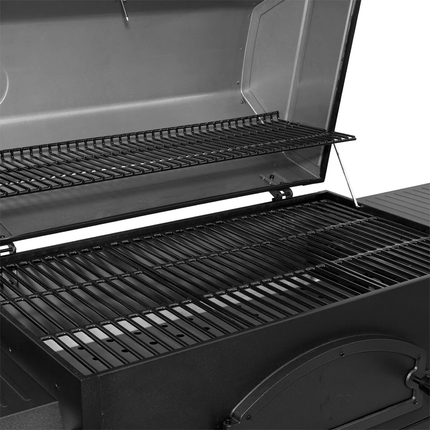 شواية الفحم Char-Griller Legacy 870 بوصة مربعة شبكات حديد الزهر