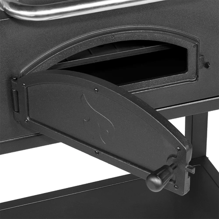شواية الفحم Char-Griller Legacy 870 بوصة مربعة شبكات حديد الزهر