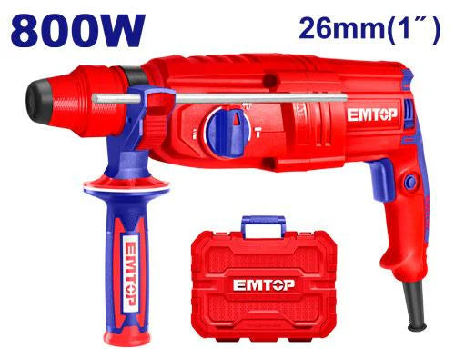 دريل همر EMTOP 800W 26mm | EMTOP دريل همر EMTOP 800W 26mm | EMTOP