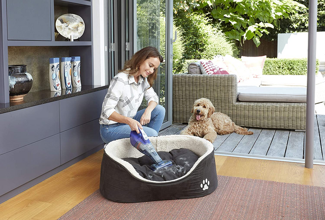 مكنسة كهربائية محمولة للعناية بالحيوانات الأليفة 12 فولت 400 مل