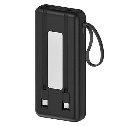 باوربانك يعمل بالطاقة الشمسية بسعة 30000 مللي أمبير مع ضوء كشاف ماركة Solar Power Bank