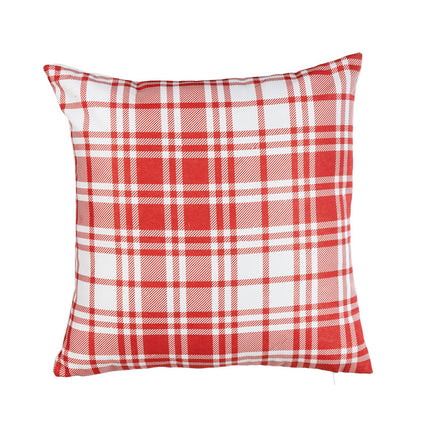 غطاء وسادة بتصميم مطبع من ARMN Azure - أحمر وأبيض