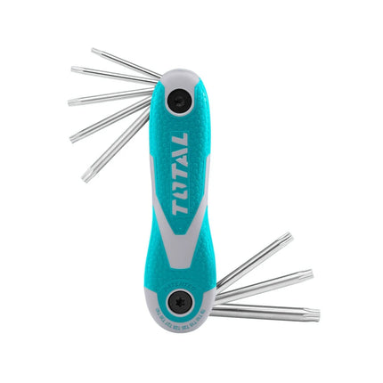 طقم مفاتيح Torx مشرنفة طويلة 8 قطع Total THT1061846