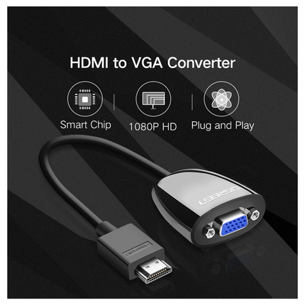 محول يوجرين من HDMI إلى VGA بدون صوت – MM105 - 40253