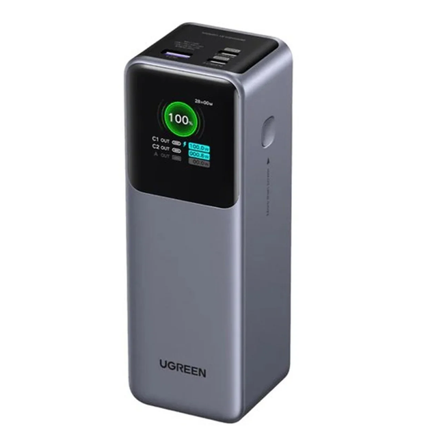 شاحن يو جي جرين نيكسود بسعة 25000 مللي أمبير وقوة 200 واط و3 منافذ USB-C / 35525B