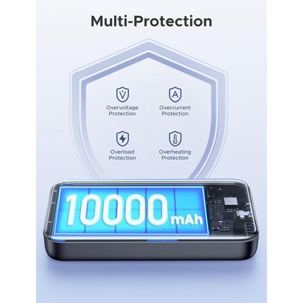 بنك طاقة لاسلكي مغناطيسي من UGREEN Magsafe بسعة 10000 مللي أمبير وقوة 20 واط، معتمد بتقنية Qi، متعدد الألوان/ PB561