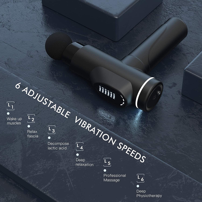 جهاز تدليك العضلات مع حقيبة - 8 قطع