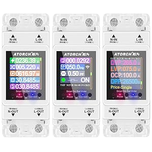 Smart Energy Meter with Display AT2PW.100A.Tuya.WiFi.Din.Rail