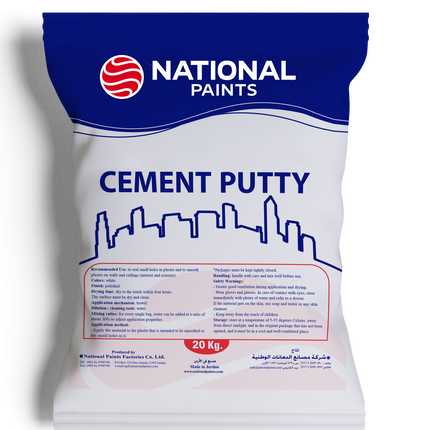 National Cement Putty, 20 kg bag 