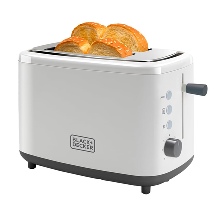 حماصة خبز توست بـ 6 إعدادات تحكم مختلفة وقوة 750 واط ماركة Black & Decker