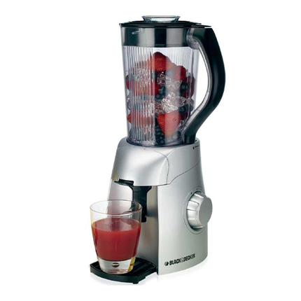 خلاط عصير وكسارة ثلج 2 بـ 1 جبارة قوة 450 واط ماركة Black & Decker