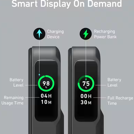 باوربانك Anker MagGo 10000mAh مصمم بشحن لاسلكي مغناطيسي Qi2 بقوة 15W مع شاشة ذكية
