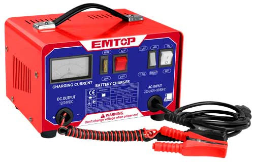 شاحن بطارية EMTOP 12/24V | EMTOP شاحن بطارية EMTOP 12/24V | EMTOP