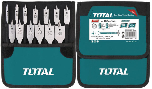 طقم ريش فراشة 13 قطعة 6-38 ملم من توتال