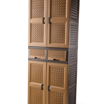 خزانة كلاسيك كبيرة مع درجين لتنظيم منزلك من سامبا