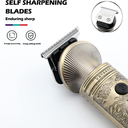 ماكينة حلاقة رجالية للحية والشعر بـ بطارية ليثيوم مع 4 أمشاط ماركة vgr