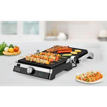 شواية/جريل كهربائي بألواح من الألومنيوم قوة 2000 واط ماركة Black & Decker