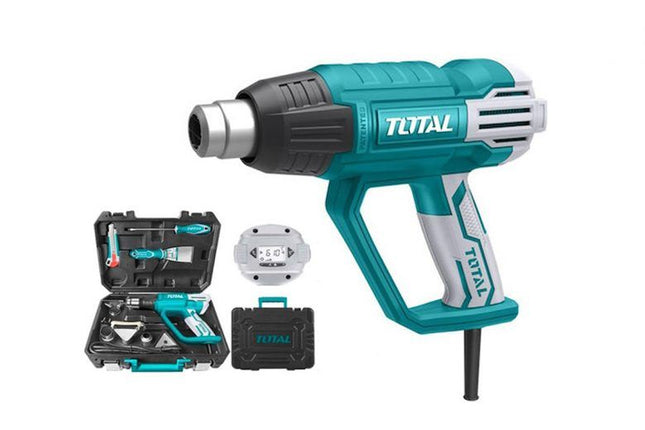 سشوار صناعي مع شاشة ديجيتال وطقم اكسسوارات كامل 2000 واط من توتال