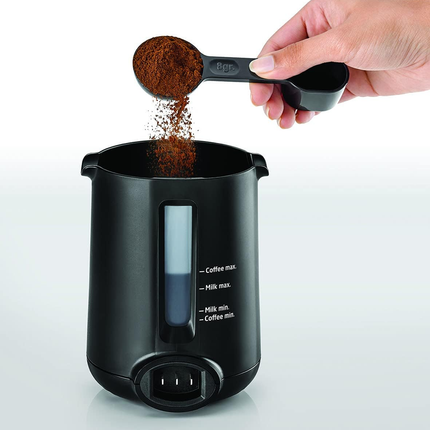 ماكينة تحضير القهوة التركية والشوكولاتة الساخنة مع ميزة تسخين الحليب ماركة Black & Decker