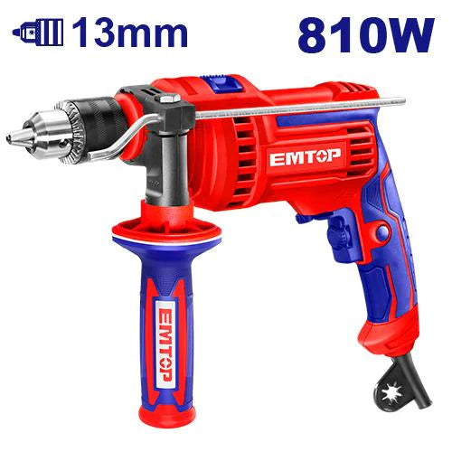 مثقاب صدمات بقوة 810W | EMTOP مثقاب صدمات بقوة 810W | EMTOP