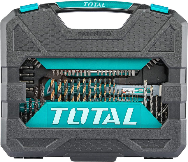 طقم عدة + رشاش دريل 120 قطعة توتال