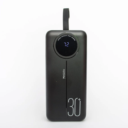 باوربانك Yesido YP42 بسعة 30000mAh – شحن سريع 22.5W مع شاشة LCD رقمية