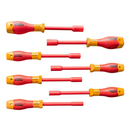 طقم مفكات صواميل معزولة (Nut Driver) 7 قطع