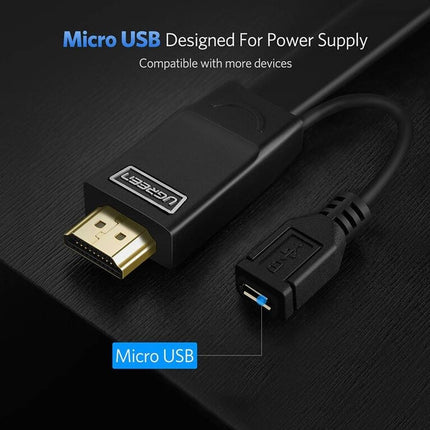 كابل محول HDMI إلى VGA من UGREEN بطول 1.5 متر (أسود) / 30449