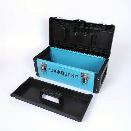 صندوق كامل لاقفال اللوتو لصيانة المصانع كما في الصورة تماما